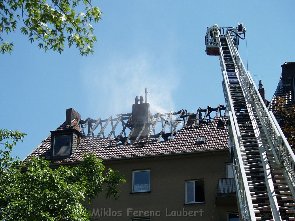 Dachstuhlbrand Koeln Kalk Kalker Hauptstr   P190.JPG